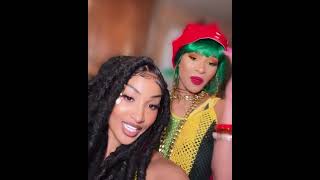 Jamaican Artiste Shenseea and Comedian Vena E On the New Song quotCuriousquot Music Video Set [upl. by Ynittirb]