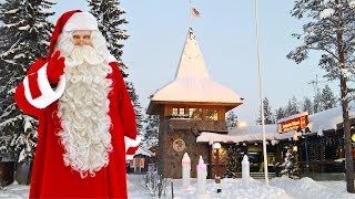 Visite du Village du Père Noël en Laponie Finlande 😍🦌🎅 Message du Papa Noël Rovaniemi Santa Claus [upl. by Kippar938]