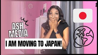 I AM MOVING TO JAPAN 🇯🇵ExcitedAsh Media [upl. by Ahsataj597]