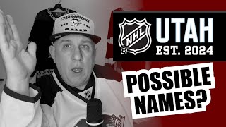 Possible NHL names for Utah The saga continues [upl. by Sajet]