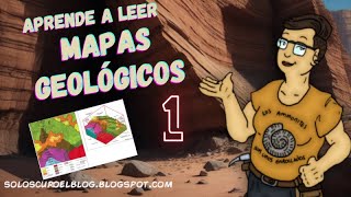 Clases de Geología Aprende a leer mapas geológicos 1 [upl. by Atalya827]