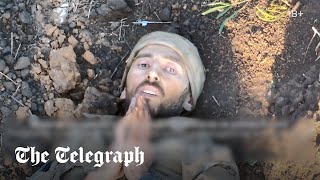 Ukrainian drone tries to kill Russian soldier – then returns and saves his life [upl. by Aderf]