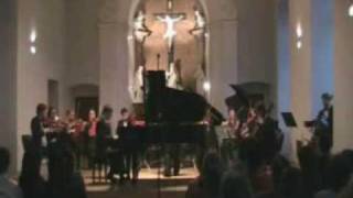 BACH BWV 1052 Konstantin Lukinov and Brno Conservatory Orchestra PETROF grand piano [upl. by Odrareg]