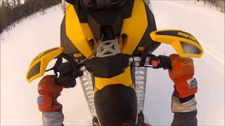 Skidoo mxz 800R 08 Wheelie [upl. by Eimarrej]