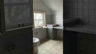 Small Bathroom Remodel Before and After Design Ideas for a Bathroom Makeover [upl. by Tullius]