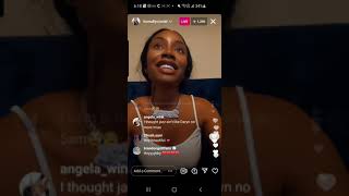 Crystal Funny IG Live Jazz and Crystal BadAzzFlo Nuni Dior Vlogs Pranks Polo G Baby Mama Ex GF [upl. by Winonah829]