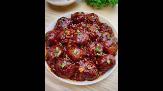 Perfect Veg Manchurian Recipe😍 shorts vegmanchurian [upl. by Nylrebma]