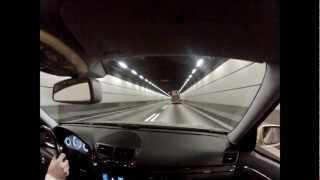 Straight Piped Mercedes E420 CDI Tunnel Accelerations 50170kmh 0140kmh 120200kmh [upl. by Yraeg666]