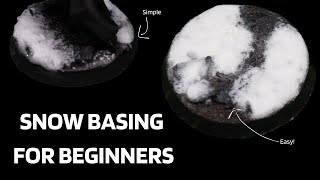 Warhammer Snow Basing A Beginners Guide [upl. by Maxine58]