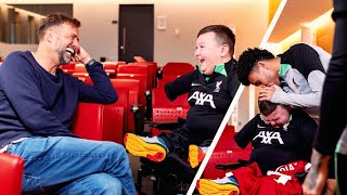 “Once In A Lifetime”  Klopp Diaz amp LFC Squads Emotional Surprise For Inspirational Dáire [upl. by Blossom]