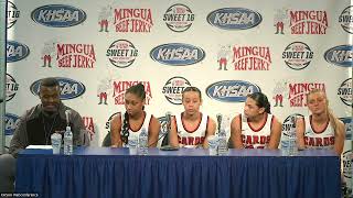 2024 Mingua Beef Jerky Girls Sweet 16 George Rogers Clark vs Sacred Heart Postgame Press Conf [upl. by Acinot161]