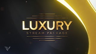 Luxury Stream Package  Free Overlays amp Alerts [upl. by Acalia]