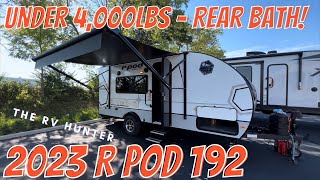 2023 Rpod 192  Lightweight Under 4000LB Rear Bath Travel Trailer [upl. by Rennob472]