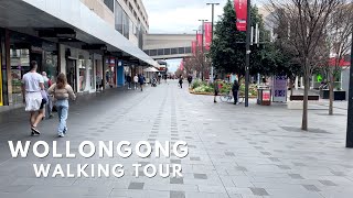 4K Wollongong City  Walking Tour Sydney Australia [upl. by Llerrad993]