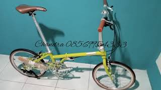 Dahon boardwalk d7 istimewa upgrade impor [upl. by Jarrod]