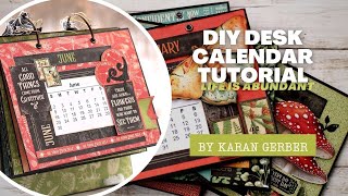 DIY Desk Calendar Tutorial [upl. by Alfonzo]