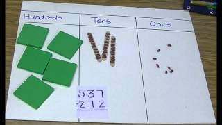 Chapter 3 3 Digit Subtraction with Regrouping in the Tens [upl. by Huskamp313]