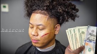 HAIRCUT TUTORIAL  HIGH TEMP FADE  200 HAIRCUT [upl. by Annig]