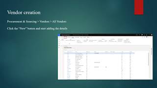 Session 2  Vendor Management Full Course  Microsoft Dynamics 365 [upl. by Ibrahim300]