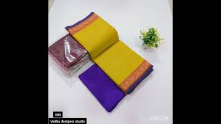 CHITTINADU COTTON SAREES 850 RS [upl. by Ytsirt161]