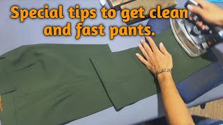 Special tips to get clean and fast pants Tailoring VAN Gvone [upl. by Wells]