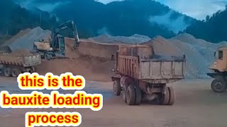 bauxite loading process for national roads [upl. by Aubree608]