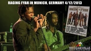 Raging Fyah  First Love LIVE in Munich Germany  Backstage 4122013 [upl. by Niai]