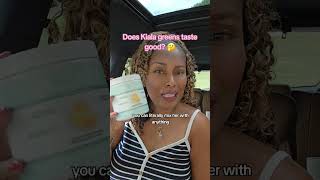 how to make Kiala greens taste good kiala kialagreens bloating bloatingrelief supergreens [upl. by Soinski]