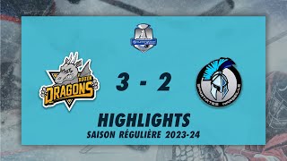 Dragons de Rouen 32 Spartiates de Marseille  Highlights  Synerglace Ligue Magnus 202324 [upl. by Cecelia329]