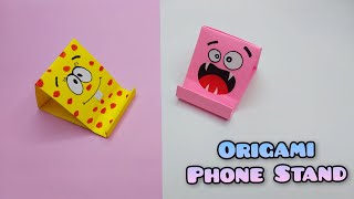 Origami Phone Stand  Phone Stand Making at Home  Phone Stand With Paper [upl. by Lasala]