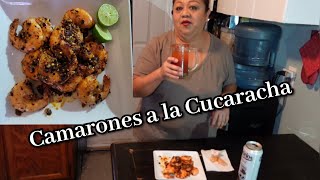 Camarones a la cucaracha a mi estilo 😋 mireceta mariscos [upl. by Yrreg]