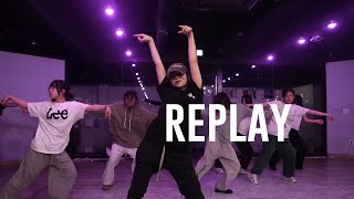 Tems  Replay Choreography KANNA [upl. by Azerila]