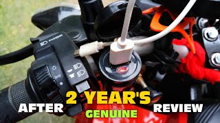 Best Mobile Charger for Bike  After 2 Years Genuine Review  Motorcycle Mobile Charger Installation [upl. by Eimmelc]