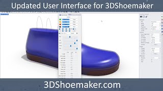 Updated User Interface for 3DShoemaker [upl. by Donegan]