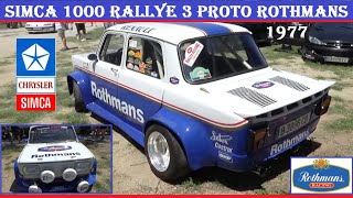 ✅Simca 1000 Rallye 3 Proto Rothmans 1977 simca1000 [upl. by Ford735]