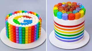 Top Fantastic Rainbow Cake Decorating Recipes For All the Rainbow Cake Lovers  Perfect Cake [upl. by Dachia321]