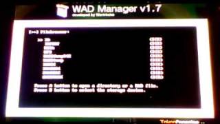 WAD Manager v17 Wii Channel [upl. by Kinata]