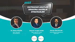 2023 KAYMAKAM ADAYLIĞI SINAVINA HAZIRLIK STRATEJİLERİ [upl. by Admama]