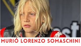 Falleció Lorenzo Somaschini el piloto argentino de 9 años que se accidentó entrenando en Brasil [upl. by Onnem]