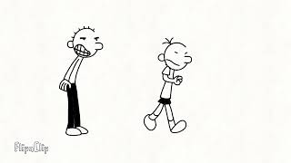 Greg stole rodricks book fan animation diary of a wimpy kid [upl. by Aidni]