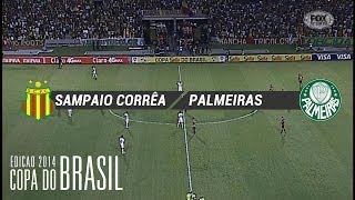 Gols  Sampaio CorrêaMA 2 x 1 Palmeiras  Copa do Brasil 2014  07052014 [upl. by Aiuqes576]