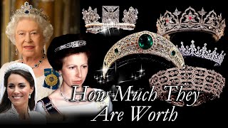 Most Expensive Tiaras of The British Royal Family Collection [upl. by Jackquelin]