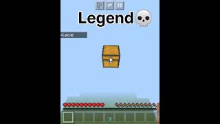 Noob va pro vs legend mlg in Minecraft short [upl. by Trelu]