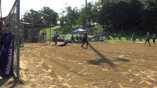 MW Crusaders 14U vs Hudson Valley Lady Hawks 6 9 2013 at Beacon tournament [upl. by Veno]