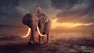 Photoshop Manipulation Tutorial Glow Elephant [upl. by Aihseit]