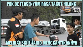 Supir Utama Takjub Melihat Skill Farid Bocil Gantikan Supir Bawa Truk Trailer Muatan 54 Ton [upl. by Zildjian]