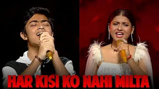 Har Kisi Ko Nahi Milta  Shubh X Arunita Performance Superstar Singer 3 Reaction [upl. by Loseff144]