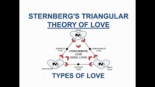 Sternbergs Triangular Theory of Love and its types  The Simplest Explanation Ever [upl. by Alidia830]