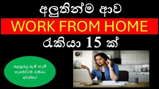 WORK FROM HOME in Sri Lanka Top REMOTE JOB OPPORTUNITIES for Freshers and Experienced [upl. by Holub]