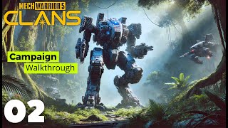 MechWarrior 5 Clans Campaign Walkthrough Ep 2 – Battle for Supremacy [upl. by Huan938]